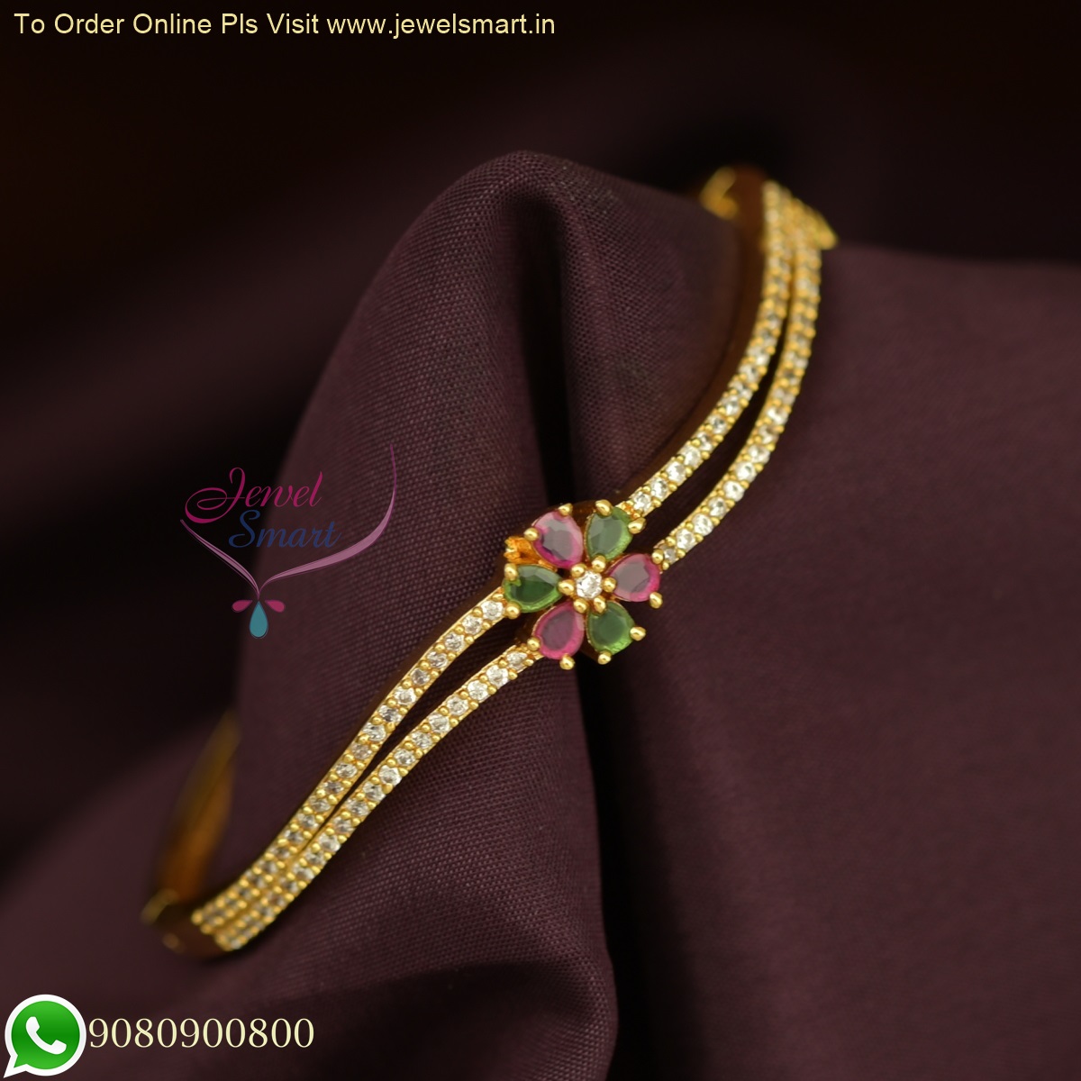 Kiara 22KT Gold Bracelet Jewellery India Online - CaratLane.com