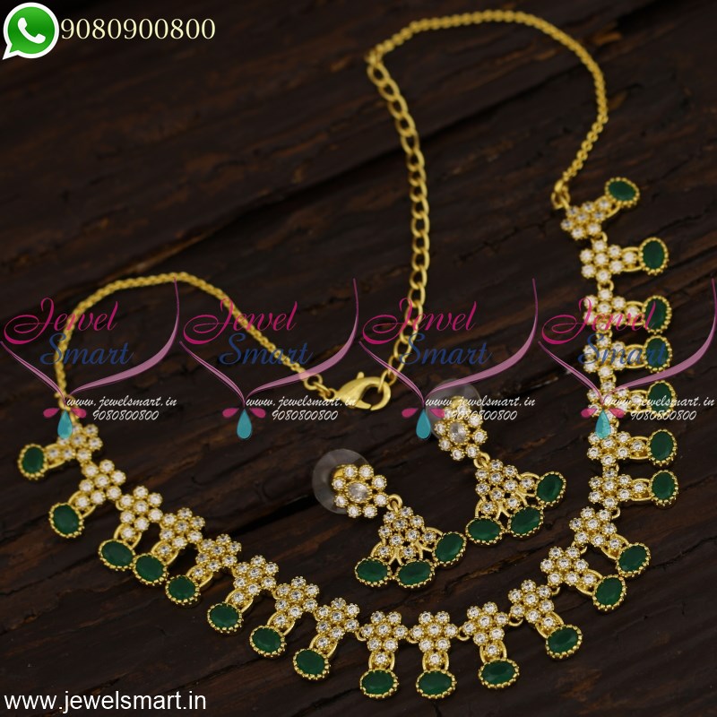 Latest artificial hot sale necklace design