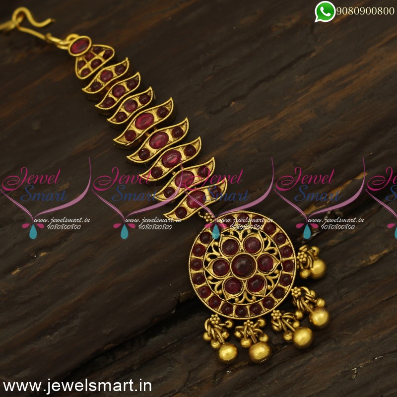 Bridal Maang Tikka Traditional South Indian Jewellery Designs