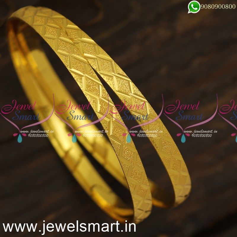 Gold jewellery kangan on sale design