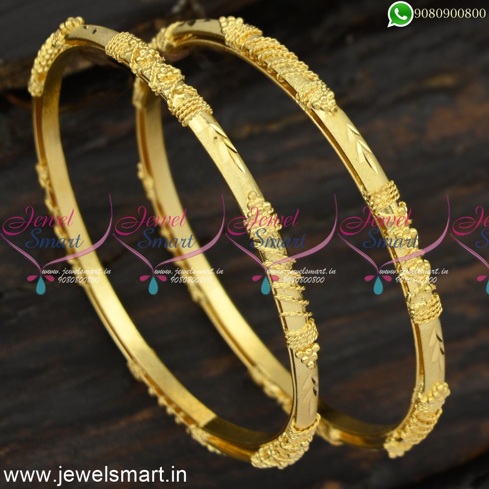 Bangles design deals gold with weight