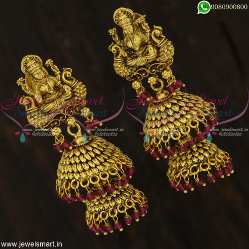 Saanvi Light Weight Oxidised Jhumka Earrings