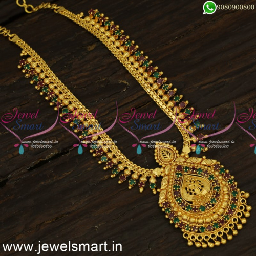 One gram gold necklace on sale designs