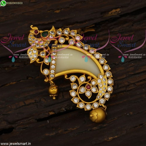 PS7028 Tiger Nail Peacock Design CZ Stones Traditional Pendant Sets Online  Shopping | JewelSmart.in