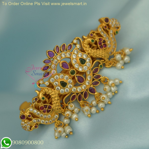 Enhance Your Elegance with Traditional Gold Jewellery Hair Clips | Hair Accessories H26182