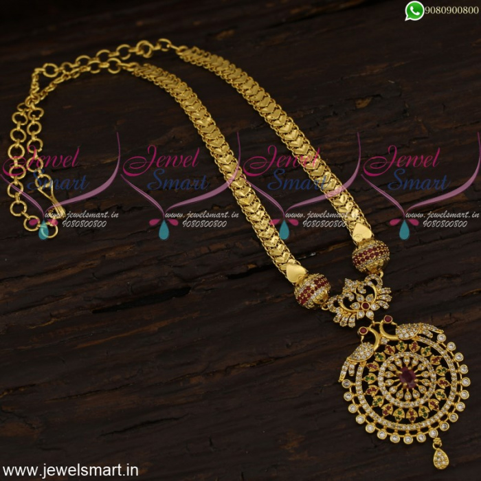 Short Designer Chains for Women Latest South Indian Fashion Jewellery ...