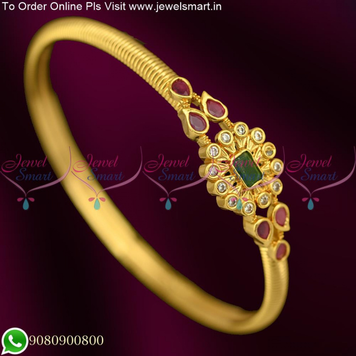 Buy Gold Plated Maroon Colour Pola Bracelet Bangles (2-2) at Amazon.in