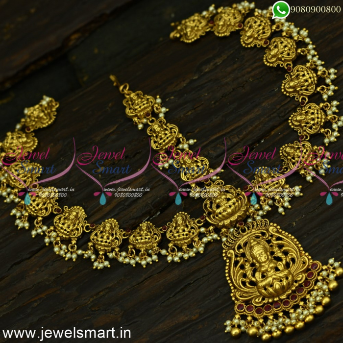 Opulent Traditional Temple Jewellery Newest Matha Patti For Bride T25043