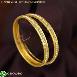 Buy Gold Plated Bangles | Fancy Bangles Online Shopping