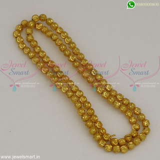 Jewellery Beading Materials Online 8 MM Lightweight Golden Beads JB22518