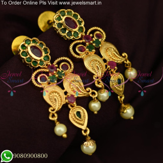 gold plated earrings online shopping