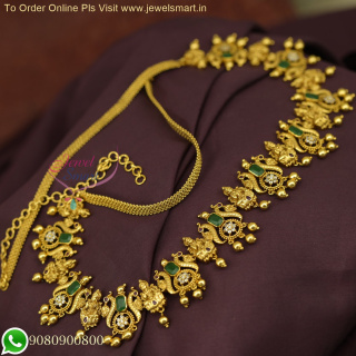 10 Different Patterned Vaddanam Designs - Jewellery Designs