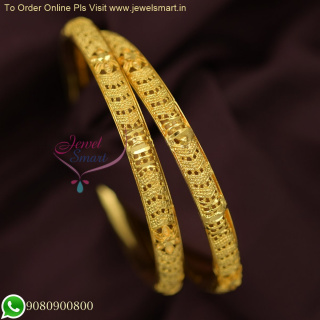 Buy Gold Plated Bangles | Fancy Bangles Online Shopping