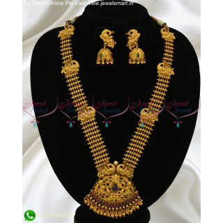H8422 CZ Peacock Jewellery 41 Inches Oddiyanam Vaddanam Kamarpata
