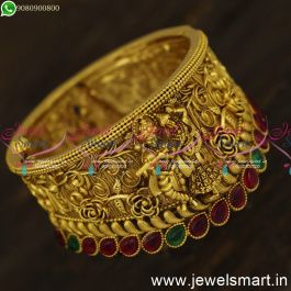 Incredible Lord Radha Krishna Nagas Bridal Kada Bracelet Temple ...