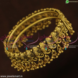 New Temple Jewellery Concepts Lord Ganesh Design Bangles Kada Type B21371