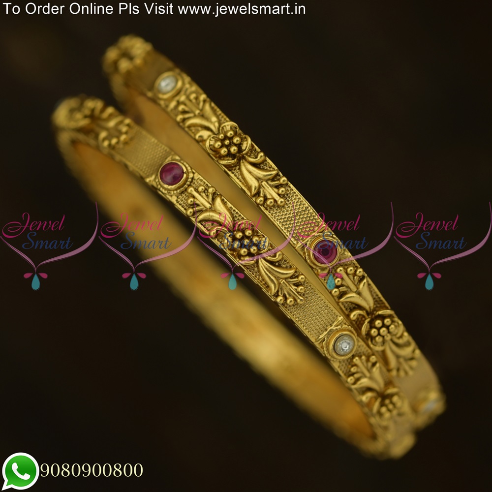 fancy gold bangles designs