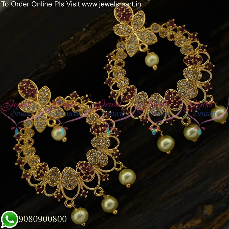 Chandbali earrings Price850 one gram gold ornaments online 1gm jewellery  designs online 1gm gold