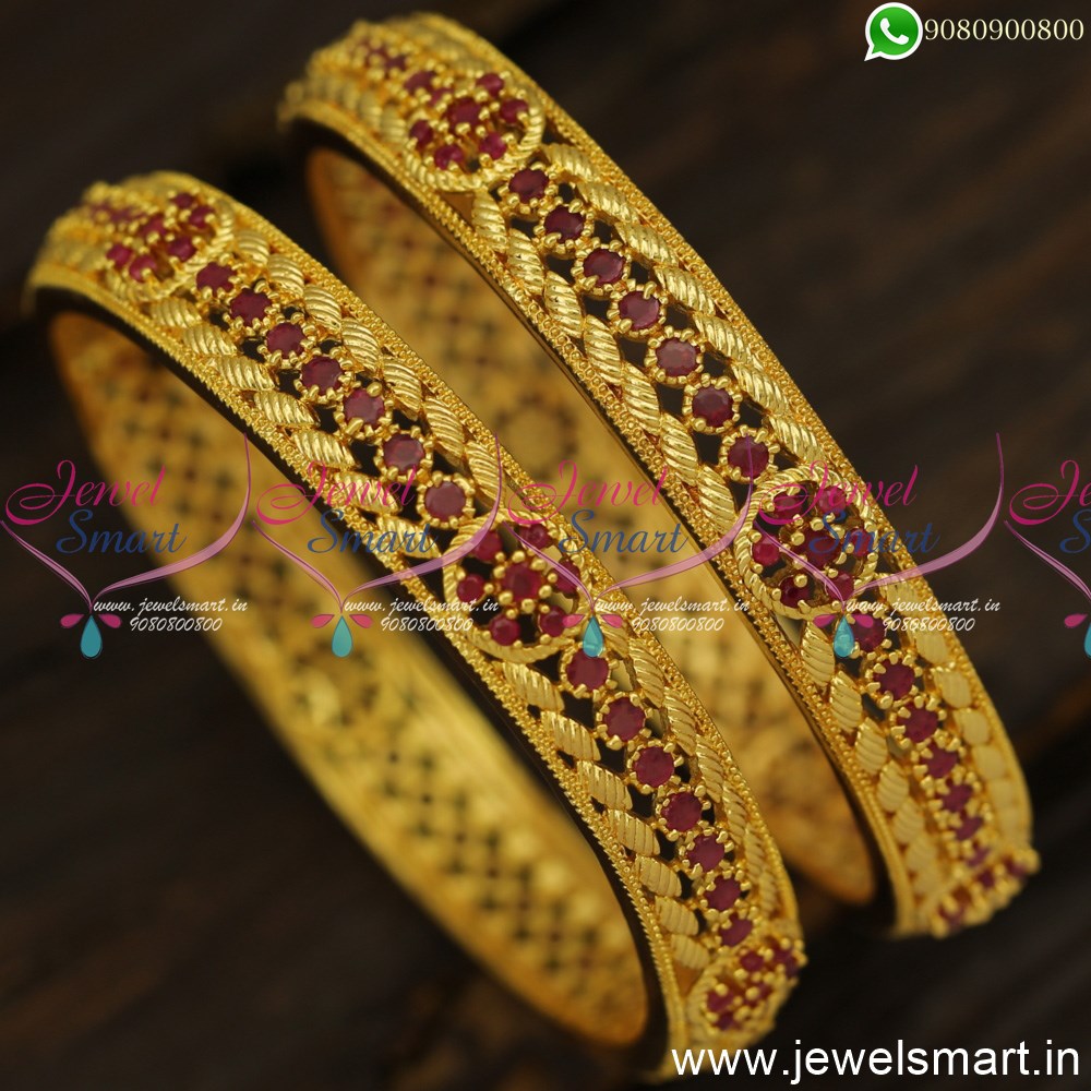 New pattern clearance of gold bangles