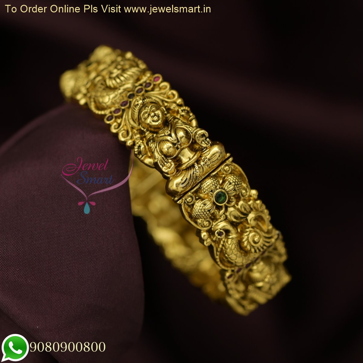 Petite Delicate Wave 22k Gold Bangle Bracelet – Andaaz Jewelers