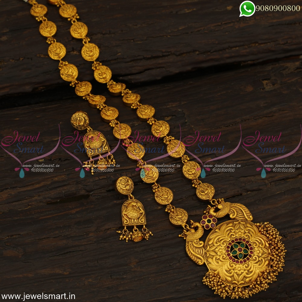 Gold antique on sale haram designs