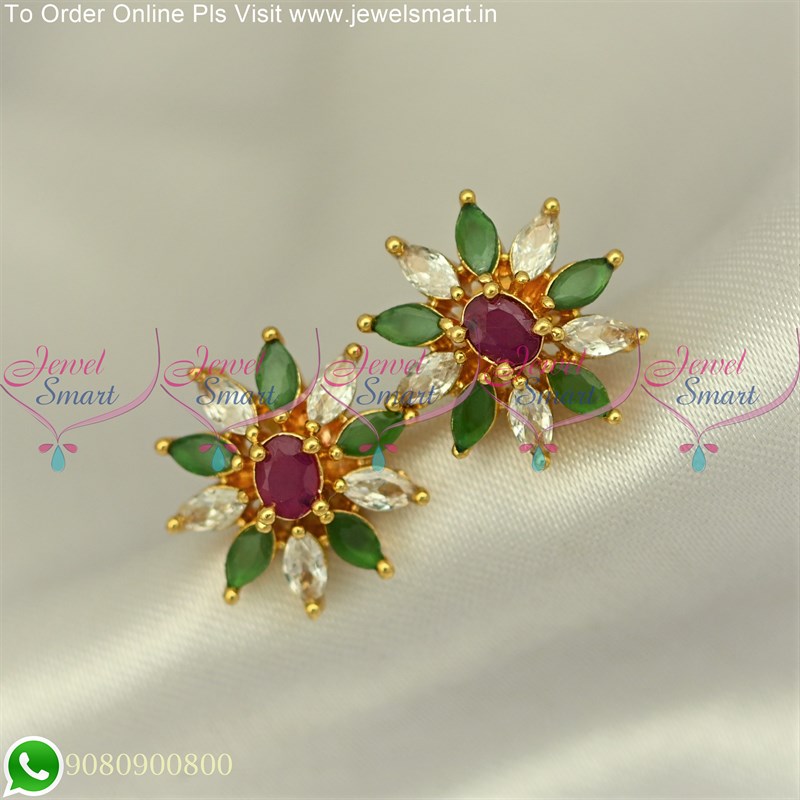 Gold Plated Pearl Emerald Pendant Set in Silver PS 042 | Pendant set,  Bridal gold jewellery, Fashion accessories jewelry