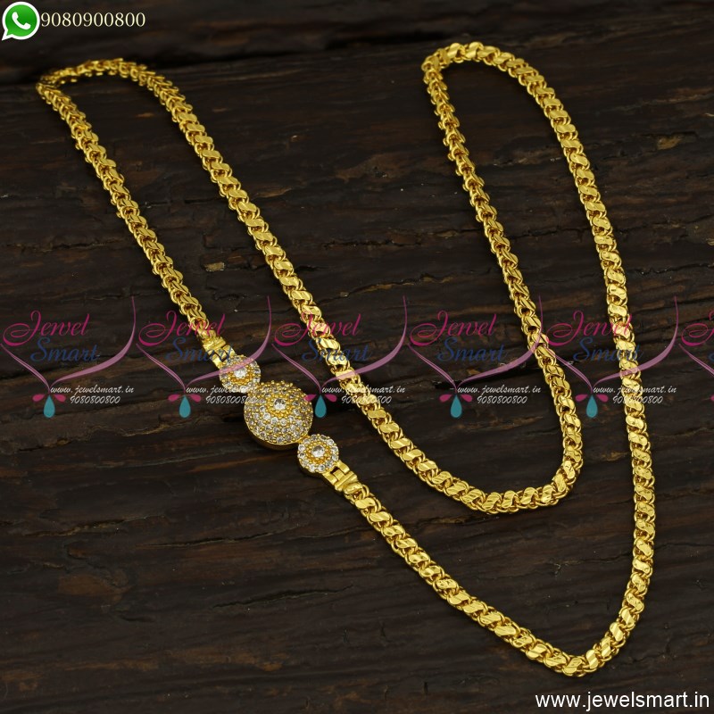 gold covering mugappu chain