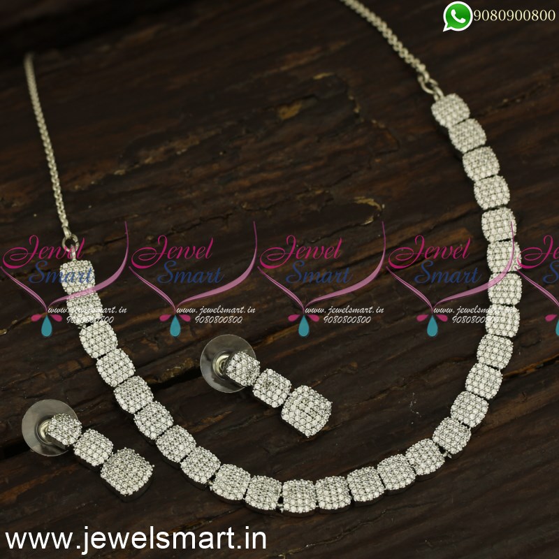 Victory Blossom Diamond Necklace Set Jewellery India Online - CaratLane.com