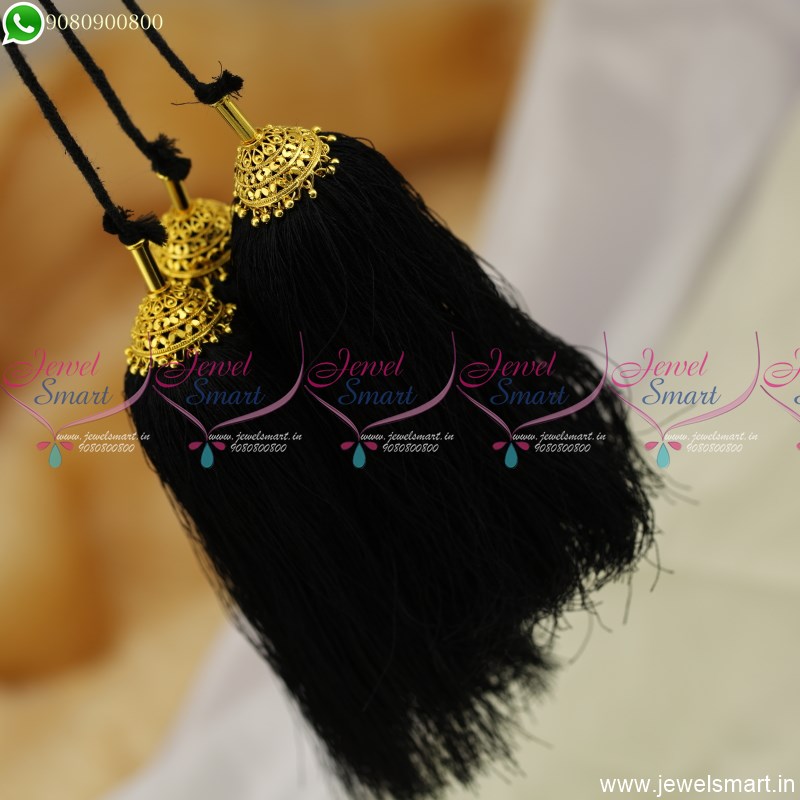 H24364 Pattu Nool Hair Kuppulu For Marriage South Indian Artificial  Jewellery Online