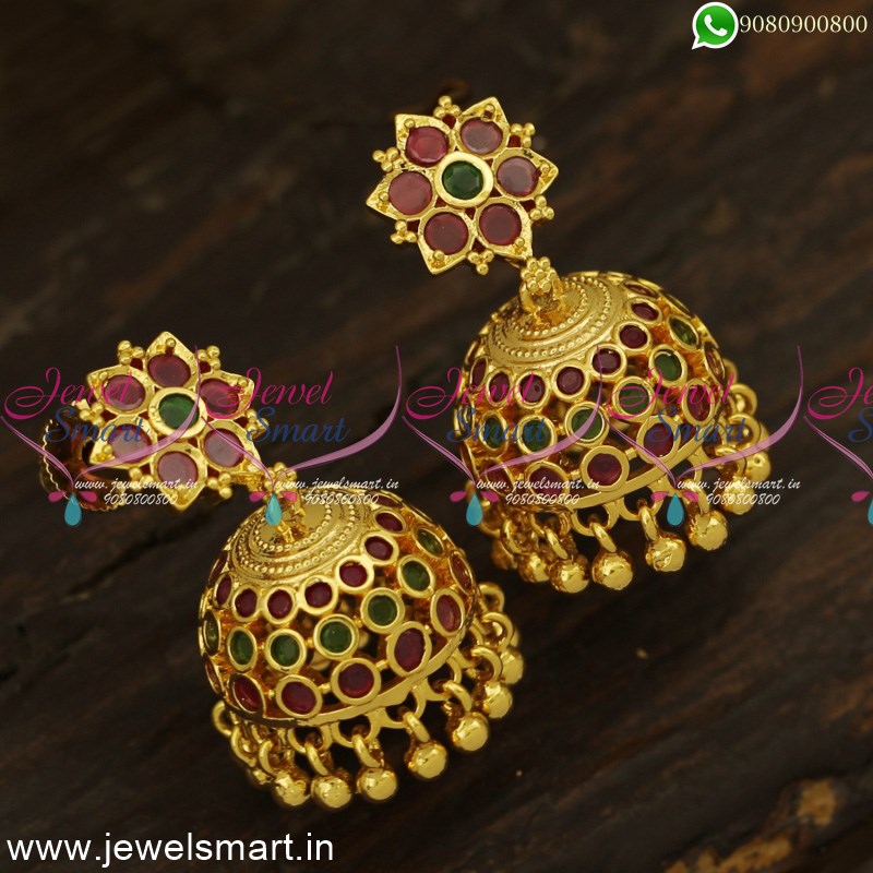 Gold Jhumki latest collections 2021 Malabar gold and diamonds Price with  weightJhumki Collections  YouTube